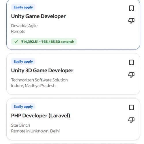AI for Game Development internship jobs in Darwin