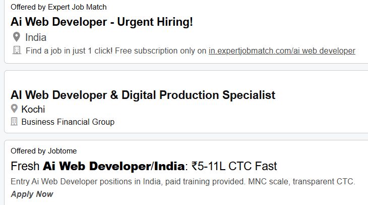 AI-Powered Web Development internship jobs in Townsville