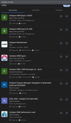 HubSpot CRM internship jobs in Cairns