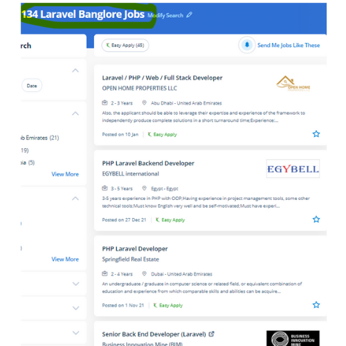 Laravel internship jobs in Australia