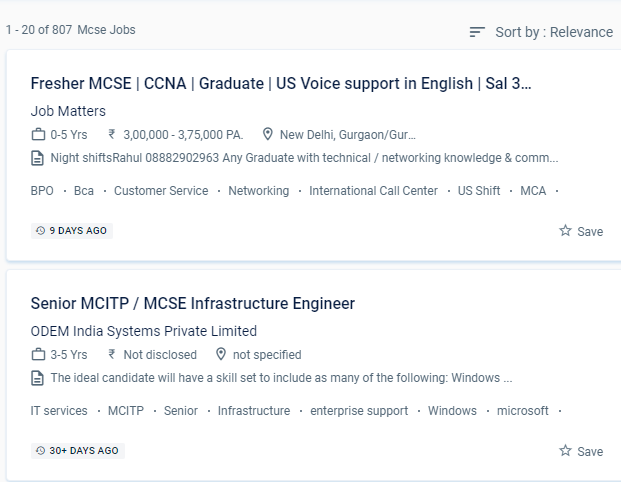 MCSE internship jobs in Sydney