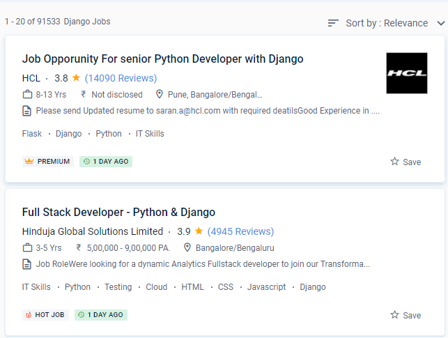 Python/Django internship jobs in Townsville