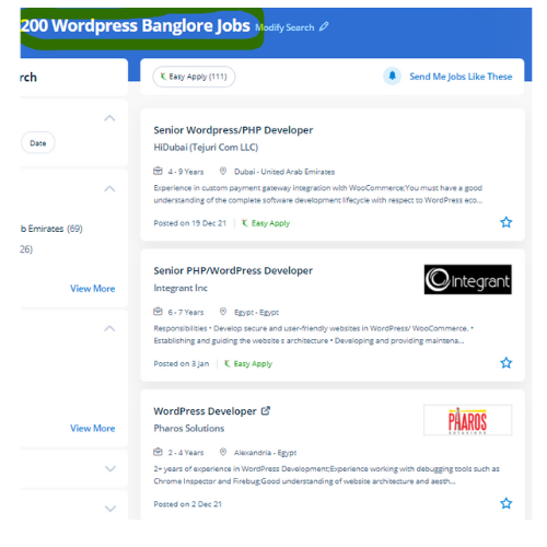 Wordpress internship jobs in Australia
